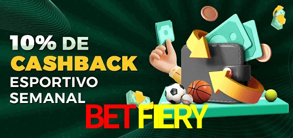 10% de bônus de cashback na BETFIERY