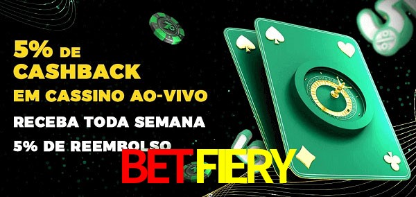 Promoções do cassino ao Vivo BETFIERY